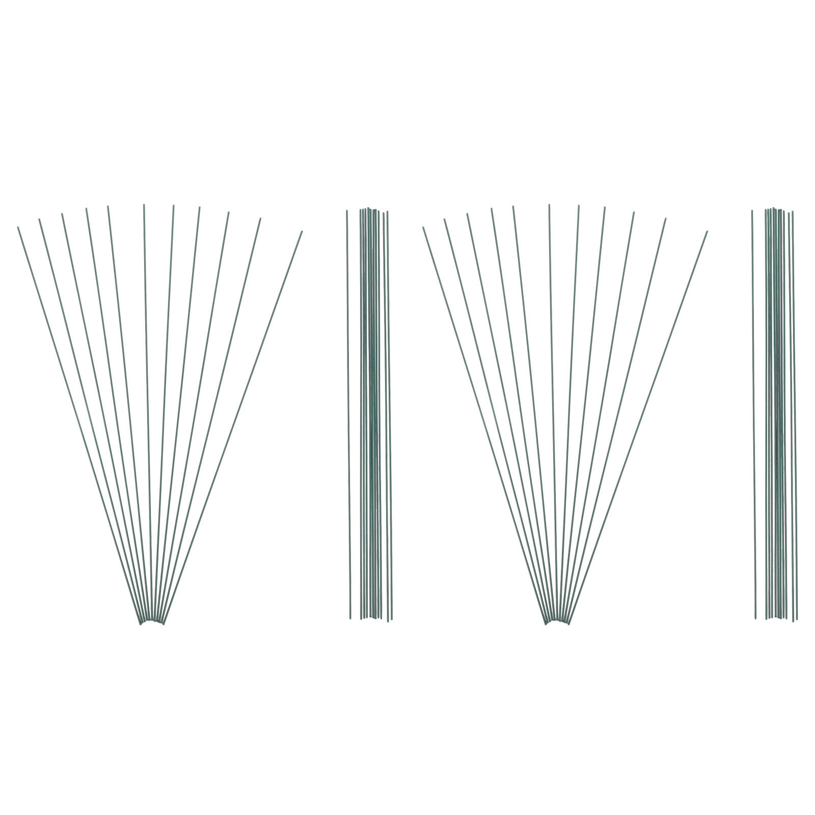 180 шт. зеленых проволочных ст – обзор и цена Wire Stem Florist